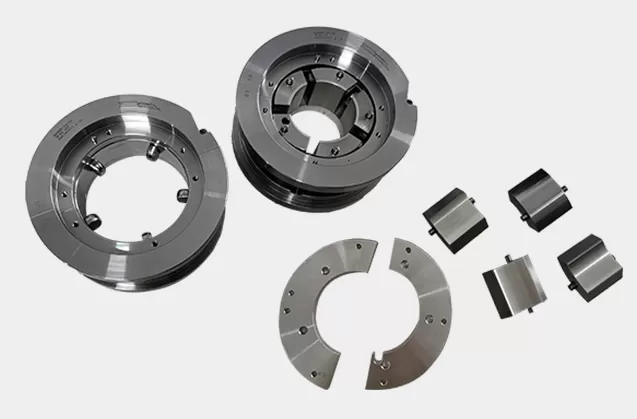 Customer-customized tilting pad bearing.